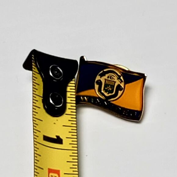 Winnipeg Manitoba Canada Flag Lapel Pin - Picture 3 of 3